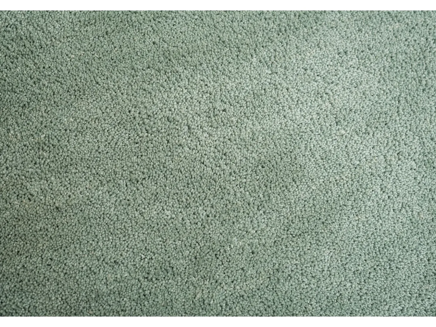 Alfombra Shaggy tejida a mano 140x140 cm Menta Cozy