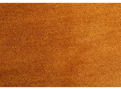 Alfombra Shaggy tejida a mano 100x100 cm Oro Cozy