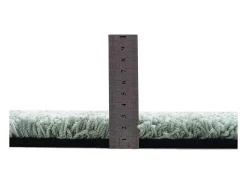 Alfombra Shaggy tejida a mano 80x120 cm Menta Cozy