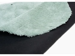 Alfombra Shaggy tejida a mano 80x120 cm Menta Cozy