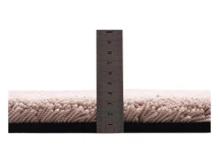 Alfombra Shaggy tejida a mano 50x80 cm Beige Cozy