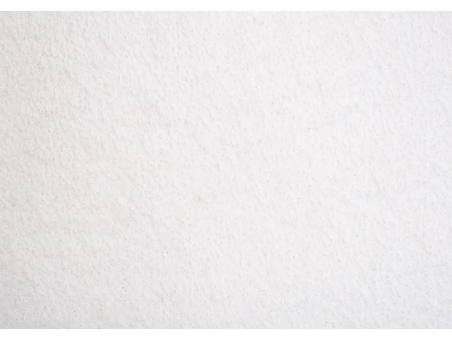 Alfombra Shaggy tejida a mano 140x140 cm Blanco Cozy