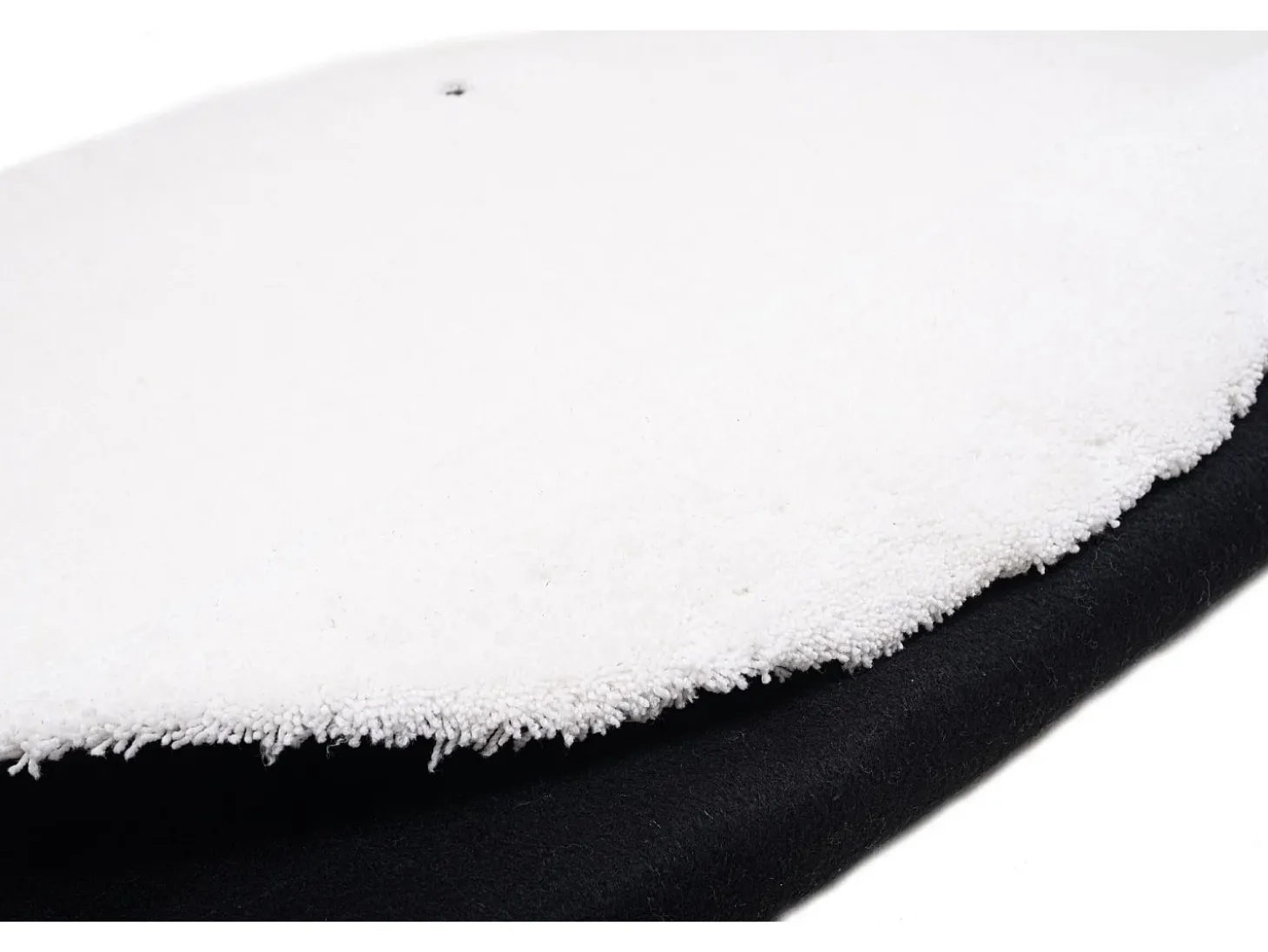 Alfombra Shaggy tejida a mano 80x120 cm Blanco Cozy