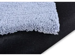 Alfombra Shaggy tejida a mano 85x155 cm Azul claro Cozy