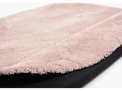 Alfombra Shaggy tejida a mano 190x190 cm Beige Cozy