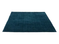 Alfombra Shaggy tejida a mano 140x200 cm Petróleo Cozy