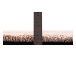 Alfombra Shaggy tejida a mano 80x120 cm Beige Cozy