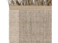 Alfombra tejida a mano, 100% lana - 200x290cm - verde, crema, blanco - Avalon