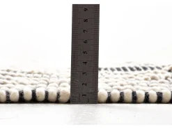 Alfombra tejida a mano con diseño étnico 160x230 cm Gris Colored Macrame