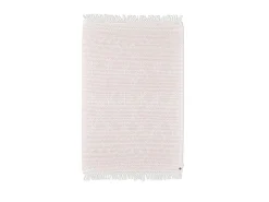 Alfombra tejida a mano con diseño étnico 65x135 cm Rosa Colored Macrame