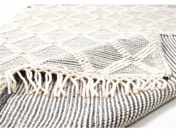 Alfombra tejida a mano con diseño étnico 140x200 cm Naturaleza Colored Macrame