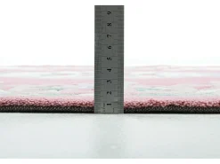 Alfombra tejida a mano con borde en diseño Aubusson 120x170 cm Rosa Ming
