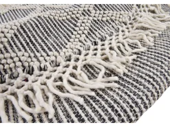 Alfombra tejida a mano con diseño étnico 140x140 cm Naturaleza Colored Macrame