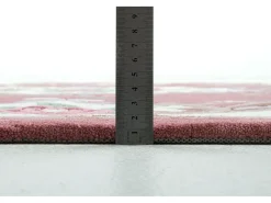 Alfombra tejida a mano con borde en diseño Aubusson 160x230 cm Rosa Ming