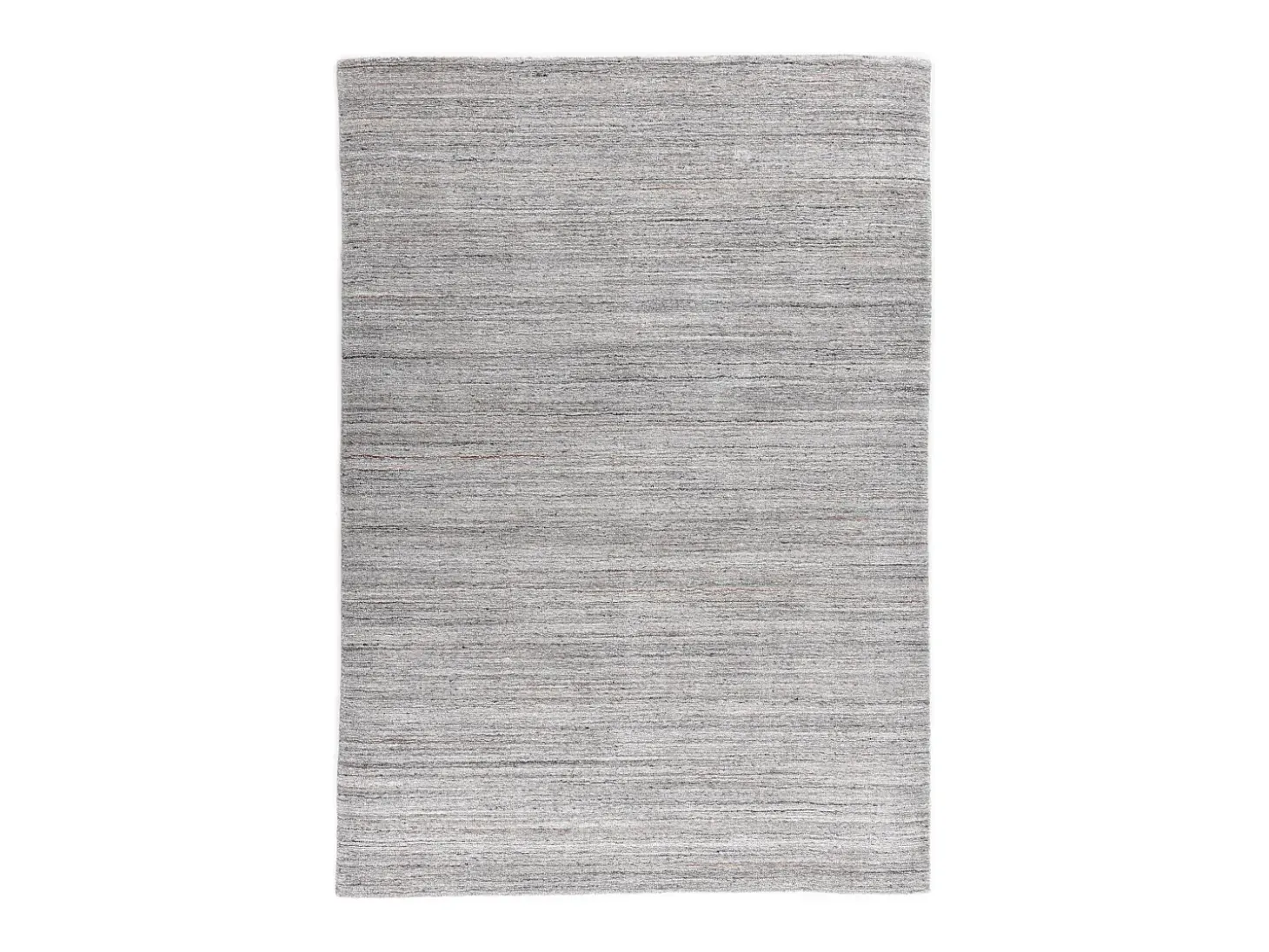 Alfombra tejida a mano de lana y viscosa 40x60 cm Gris Sandiego