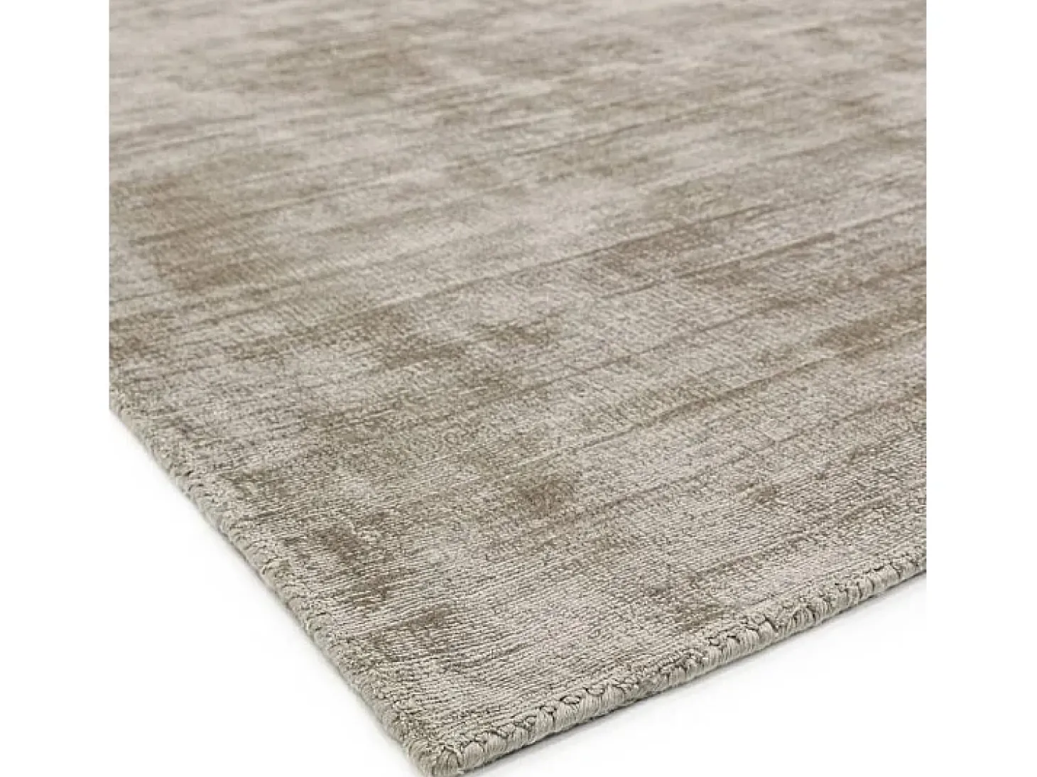 Alfombra tejida a mano de viscosa - 120x170cm - Beige - Blade