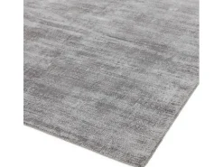 Alfombra tejida a mano de viscosa - 200x290cm - Plata - Blade