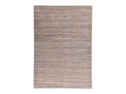 Alfombra tejida a mano de lana y viscosa 40x60 cm Rosa Sandiego