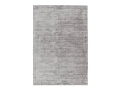 Alfombra tejida a mano de viscosa - 120x170cm - Plata - Blade