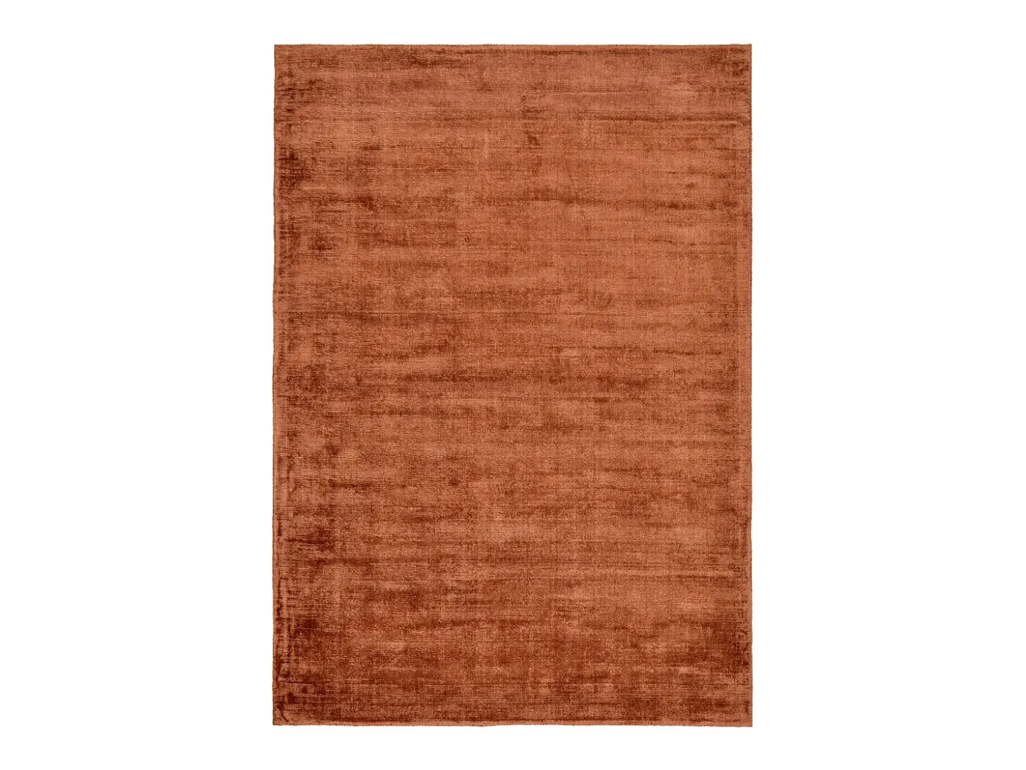 Alfombra tejida a mano de viscosa 90x160 cm Cobre Star