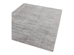 Alfombra tejida a mano de viscosa - 160x230cm - Plata - Blade
