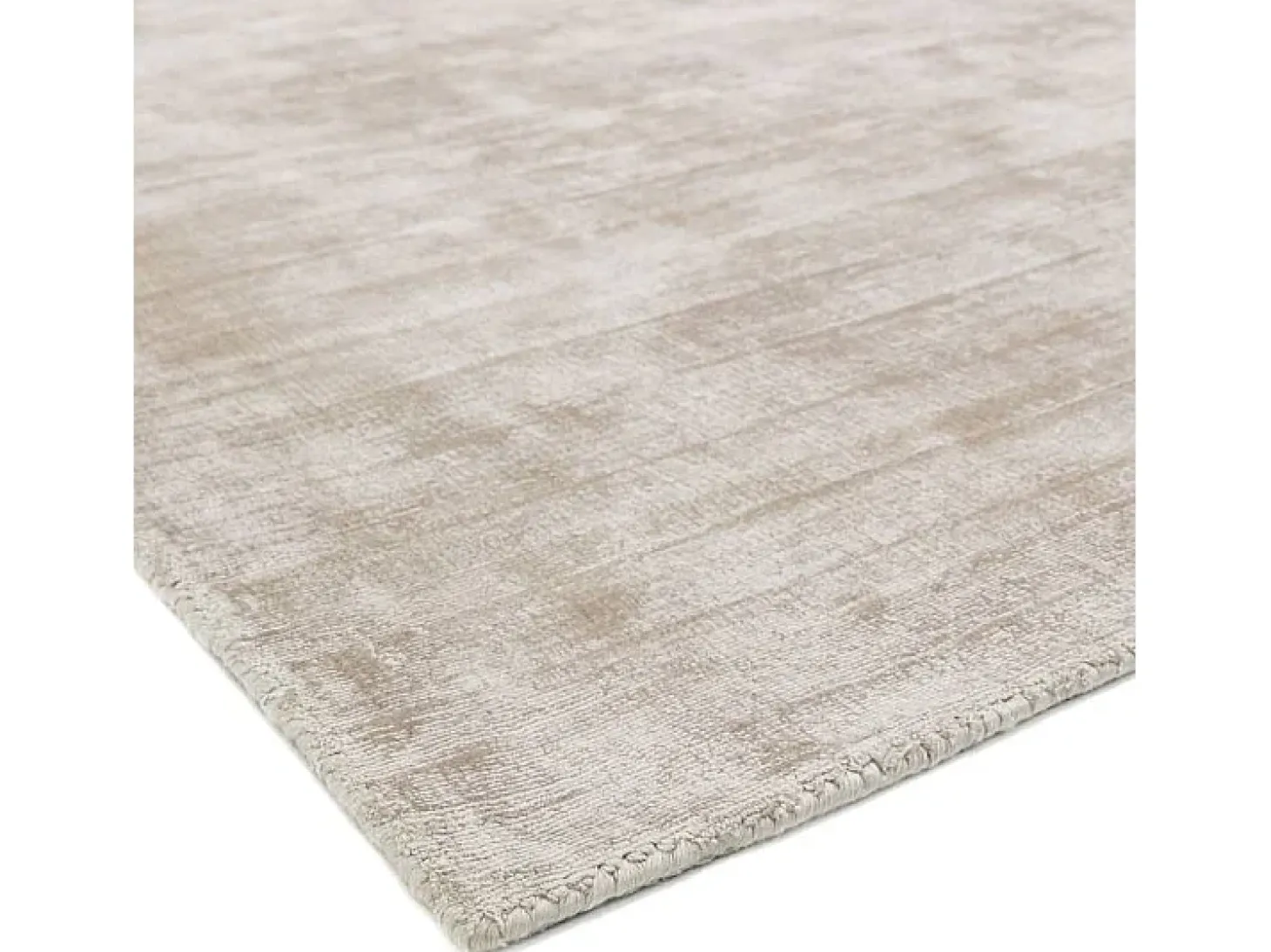 Alfombra tejida a mano de viscosa - 120x170cm - Crema - Blade