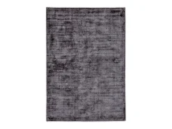 Alfombra tejida a mano de viscosa 70x140 cm Antracita Star