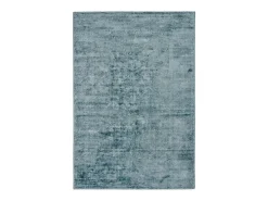 Alfombra tejida a mano de viscosa 190x290 cm Turquesa claro Star