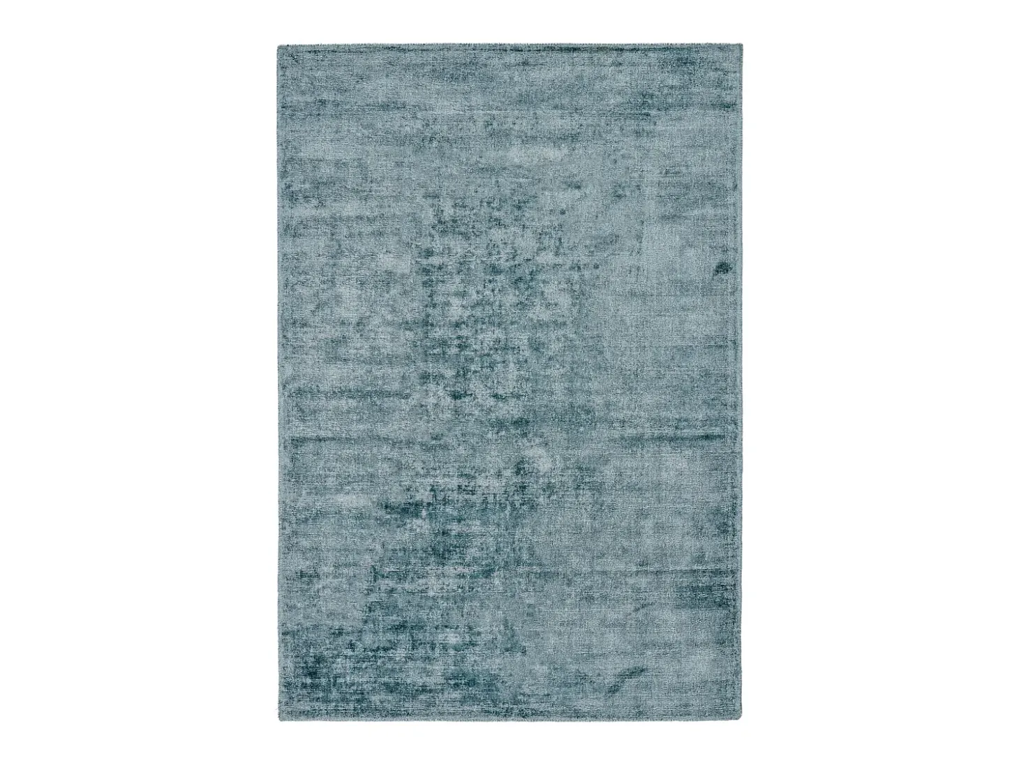 Alfombra tejida a mano de viscosa 190x290 cm Turquesa claro Star