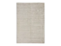 Alfombra tejida a mano de viscosa 120x180 cm Crema Star