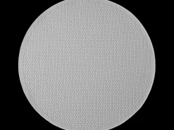 Alfombra Toulouse Exterior, Uni, Gris, 120 cm, redondo