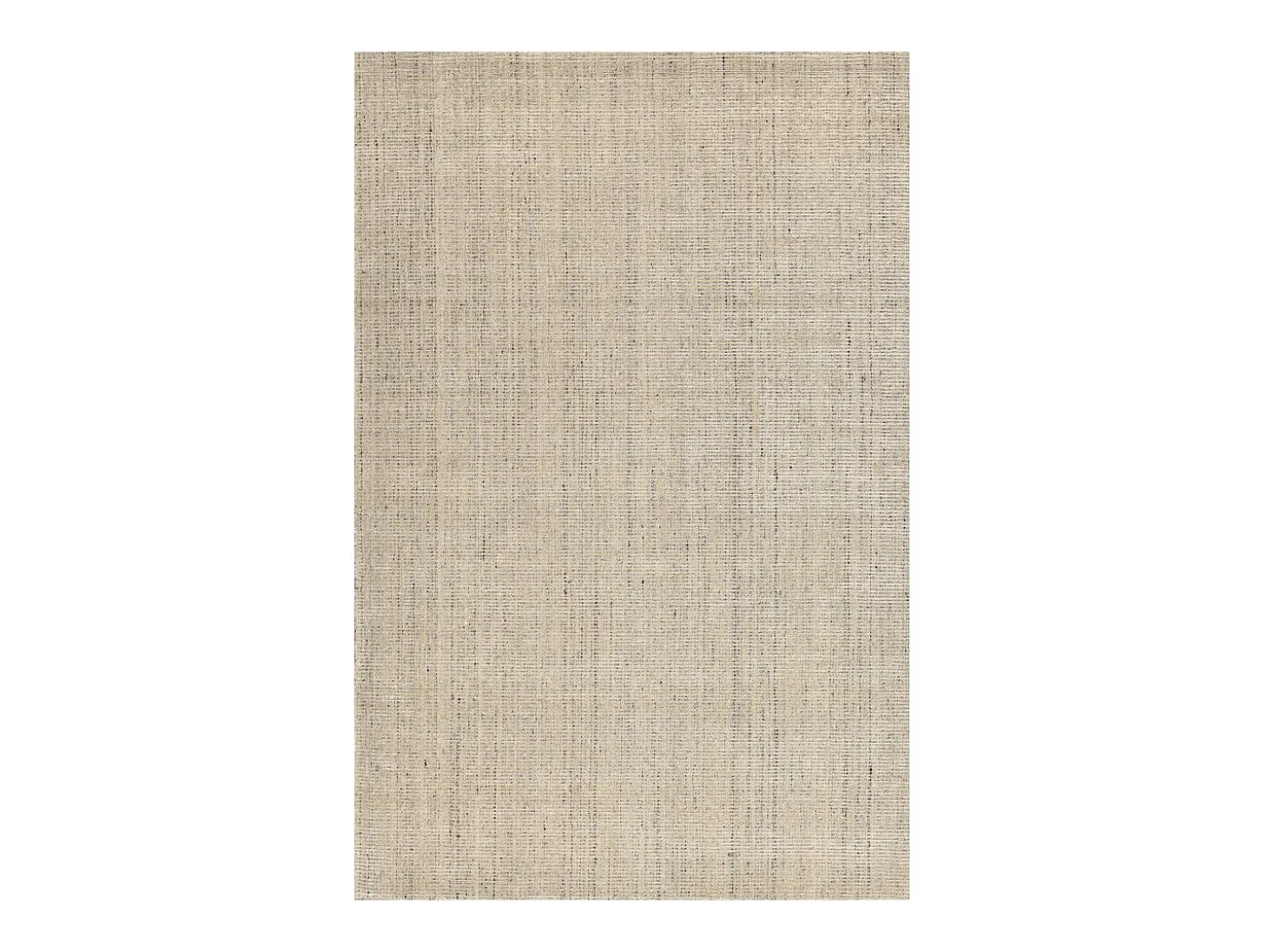 Alfombra UNI a rayas de viscosa y lana 90x160 cm Beige Venus