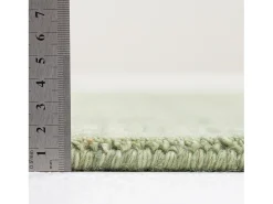 Alfombra UNI tejida a mano 70x140 cm Verde claro Holi