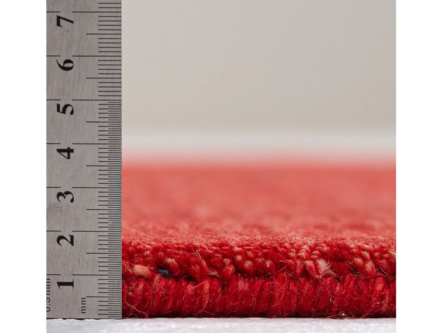 Alfombra UNI tejida a mano 90x160 cm Rojo Holi
