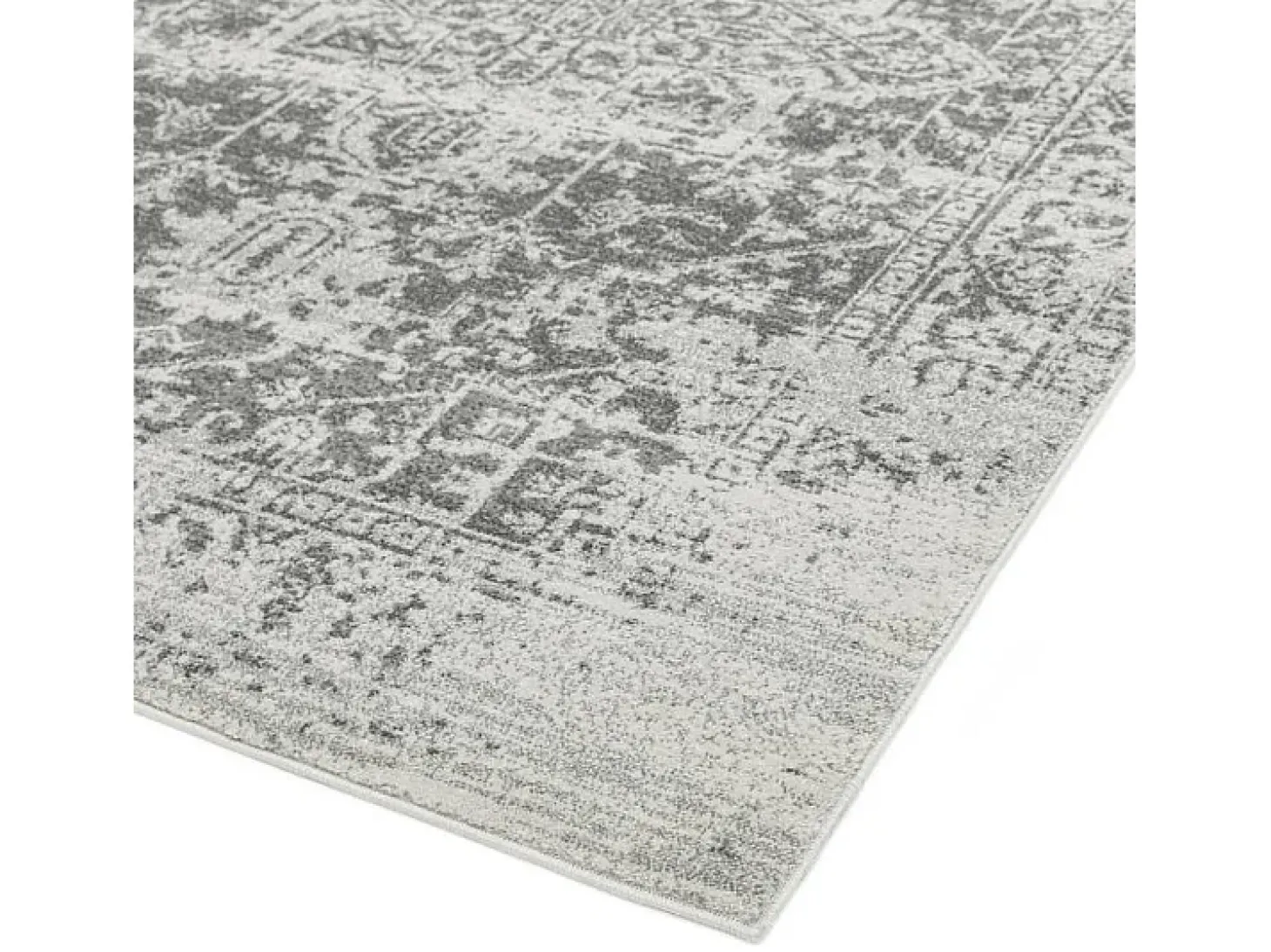 Alfombra vintage - 160x230cm - gris, crema - Nova Antique