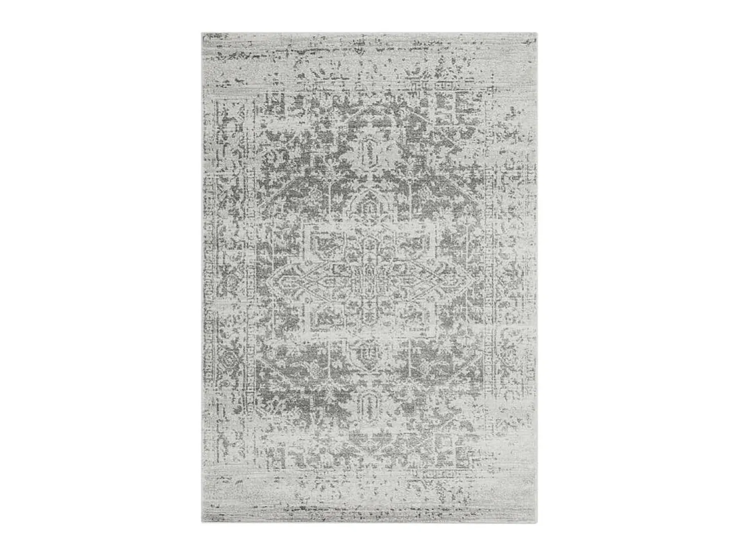 Alfombra vintage - 120x170cm - gris, crema - Nova Antique