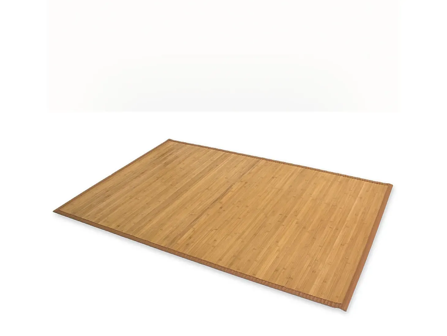 Alfombra 200x200 cm bambú marrón