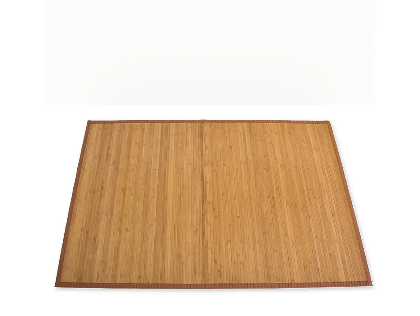 Alfombra 200x200 cm bambú marrón