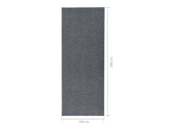 Alfombra 100x300 cm Gris