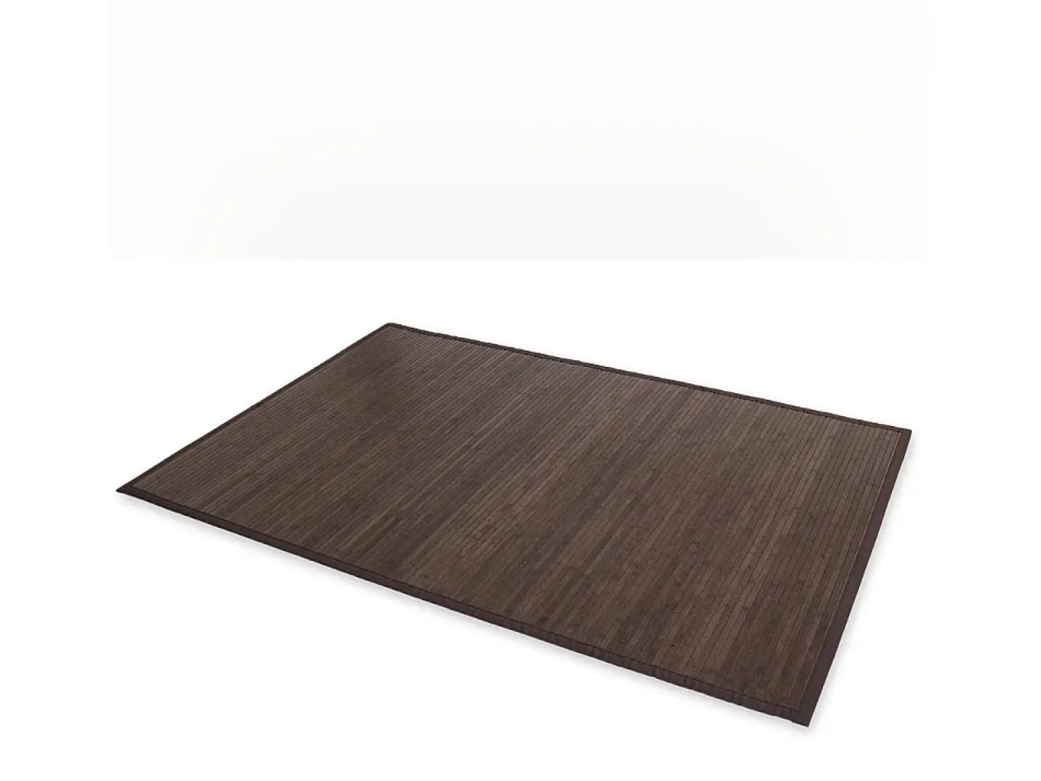 Alfombra 60x200 cm marrón Bambú
