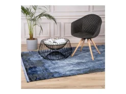 Alfombra 330x240, diseño E409E color azul - Confort y elegancia para su interior.