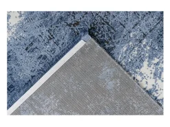 Alfombra 230x160cm, diseño E409E en color azul - Confort y elegancia para su interior