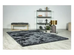 Alfombra 230x160cm, diseño G008R color grafito - Confort y elegancia para su interior.