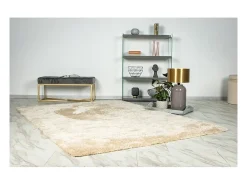 Alfombra 230x160cm, diseño G008R color beige - Confort y elegancia para su interior.