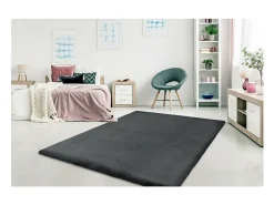 Alfombra 150x80cm, diseño H008N color grafito - Confort y elegancia para su interior.