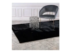 Alfombra 290x200cm, diseño H008N color negro - Confort y elegancia para su interior