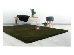 Alfombra 230x160cm, diseño H008N en color verde albahaca - Confort y elegancia para su interior.