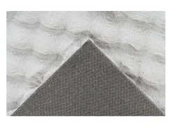 Alfombra 150x80cm, diseño H008Y en color plata - Confort y elegancia para su interior