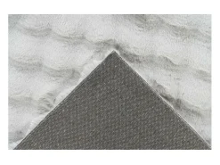 Alfombra 150x80cm, diseño H008Y en color plata - Confort y elegancia para su interior