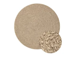 Alfombra ZIZUR apariencia de yute interior y exterior 90 cm ES92053